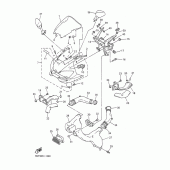 Схема вузла: Облицювальні елементи 1 Yamaha YZF-R6/YZF600 R6
