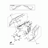 Схема вузла: Бічна кришка Yamaha YZF-R1 R1 RaceBase