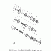 Схема узла: Трансмиссия Yamaha YZF-R3