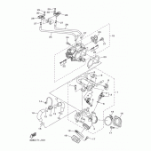 Схема узла: Впускная система 1 Yamaha XVS1300 Midnight Star