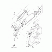 Схема вузла: Вихлопна система Yamaha YP400 Majesty