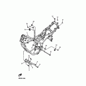 Схема вузла: Рама Yamaha XJ600 Diversion (S-TYPE)