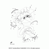 Схема узла: Крыло Yamaha XVS1100 V-Star Classic
