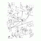 Схема вузла: Електроустаткування 2 Yamaha XVS1300 V-Star Classic