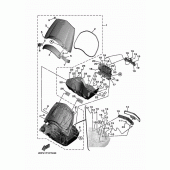 Схема вузла: Travel bag Yamaha XV1900 Star Venture