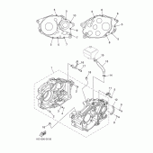 Схема вузла: Картер двигуна Yamaha XT660 XT660Z Tenere