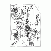Схема вузла: Карбюратор Yamaha XVS1100 Drag Star