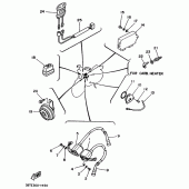 Схема узла: Электрооборудование 2 Yamaha XV535 Virago