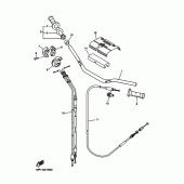 Схема узла: Руль и Тросики Yamaha YZ450F YZ450F