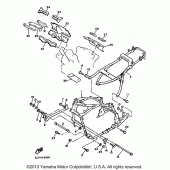 Схема вузла: Рама Yamaha XVZ1300 Venture Royale
