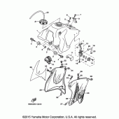 Схема вузла: Паливний бак Yamaha TTR230 TT-R230