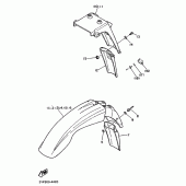 Схема узла: Опция (CHASSIS) Yamaha XT600 XT600