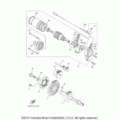 Схема вузла: Привід стартера Yamaha XV1900 Stratoliner Deluxe
