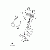 Схема узла: Рулевой механизм Yamaha XT250 Serow