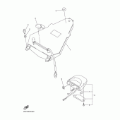 Схема вузла: Задній ліхтар (Стоп-сигнал) Yamaha YZF-R6/YZF600 R6
