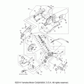 Схема вузла: Вихлопна система Yamaha XV1900 Raider