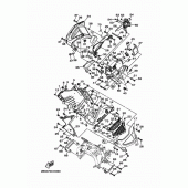 Схема узла: Облицовочные элементы Yamaha XTZ1200 Super Tenere ES