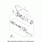 Схема вузла: Електричний стартер Yamaha XT250 XT250