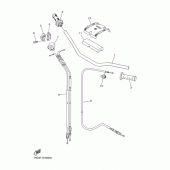 Схема вузла: Кермо та Тросики Yamaha WR250 WR250F
