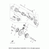 Схема узла: Привод стартера Yamaha XV1700 Road Star Midnight Warrior