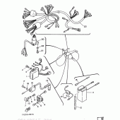 Схема вузла: Електроустаткування 1 Yamaha XT125