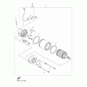 Схема вузла: Електричний стартер Yamaha YZF-R1 R1M