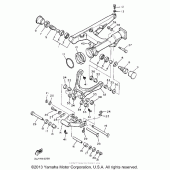Схема узла: Swing arm Yamaha XVZ1300 Venture Royale