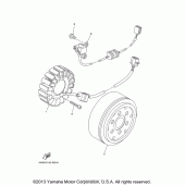 Схема вузла: Генератор Yamaha XV1700 Road Star Midnight