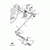 Схема узла: Вал переключения Yamaha XV1700 Road Star Warrior