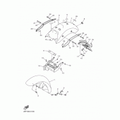 Схема узла: Крыло Yamaha XVS950 Midnight Star