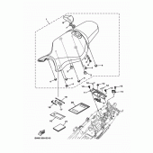 Схема вузла: Сидіння Yamaha FZ10/ MTN1000 MT-10 SP