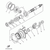 Схема вузла: Промежуточная передача Yamaha XVS650 Drag Star Classic