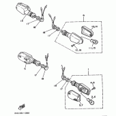 Схема вузла: Поворотники Yamaha TDM850