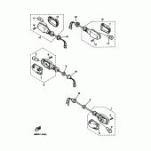 Схема вузла: Поворотники Yamaha XJ600 Diversion (S-TYPE)