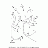 Схема узла: Руль и Тросики Yamaha XVS1100 V-Star Classic