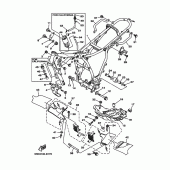 Схема вузла: Рама Yamaha XT225 XT225