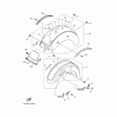 Схема узла: Крыло Yamaha XVS1100 Drag Star Classic