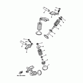 Схема вузла: Клапан Yamaha XVS1100 Drag Star Classic