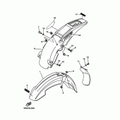 Схема узла: Крыло Yamaha WR250 WR250F