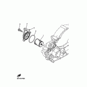 Схема вузла: Олійний фільтр Yamaha WR250 WR250R