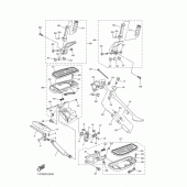 Схема узла: Подножки и Подставка Yamaha XVS1300 Midnight Star