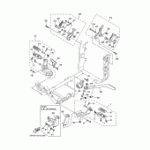 Схема узла: Подножки и Подставка Yamaha XV1700 Road Star Warrior