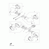 Схема вузла: Поворотники Yamaha FZ8 FZ8 (Naked)