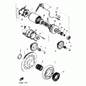 Схема узла: Привод стартера Yamaha XTZ660 Tenere