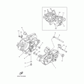 Схема узла: Картер двигателя Yamaha YZ125