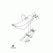 Схема вузла: Сидіння Yamaha TTR50 TT-R50