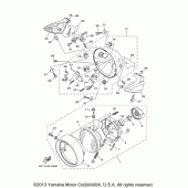 Схема вузла: Фара Yamaha XV1900 Raider