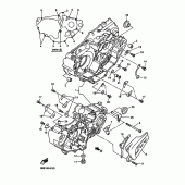 Схема вузла: Картер двигуна Yamaha YZ426F