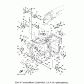 Схема узла: Рама Yamaha XV1900 Raider S