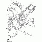 Схема узла: Рама Yamaha XJR1200